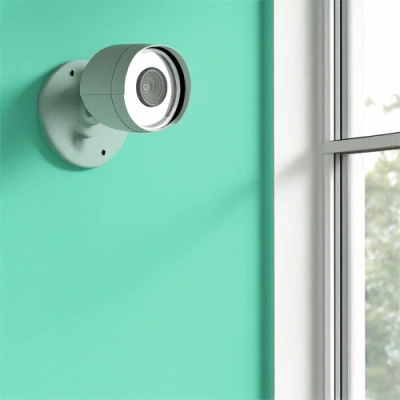 Salem vivint camera facing a window